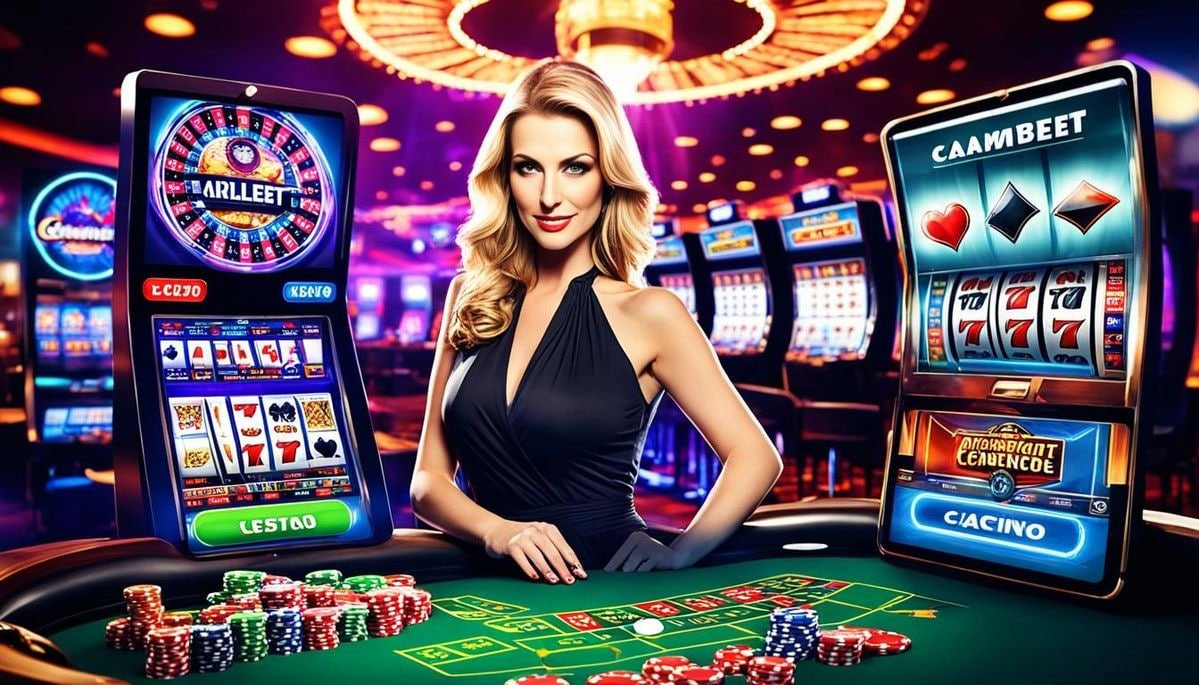 Online slot reels displayed on a tablet screen for arionplay 55 players in the Philippines